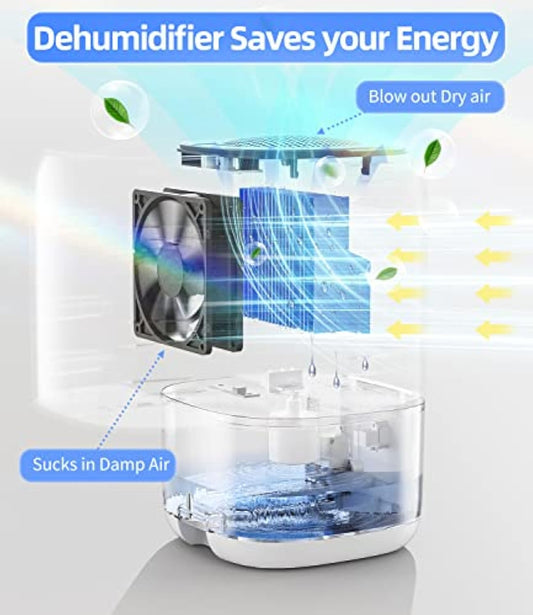 Say Goodbye to Damp Air – Compact, Quiet, Powerful!