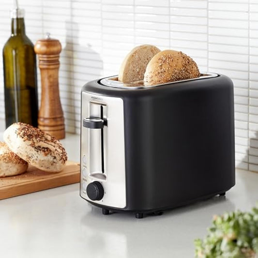 2-Slice Toaster – 6 Settings, Wide Slots, 900W